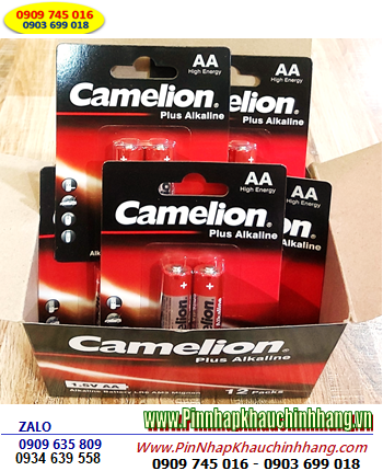 COMBO mua 01Hộp 12vỉ (24viên) Pin AA 1.5v Alkaline Camelion Plus LR6-AM3 Mignon _Giá chỉ 204.000/Hộp